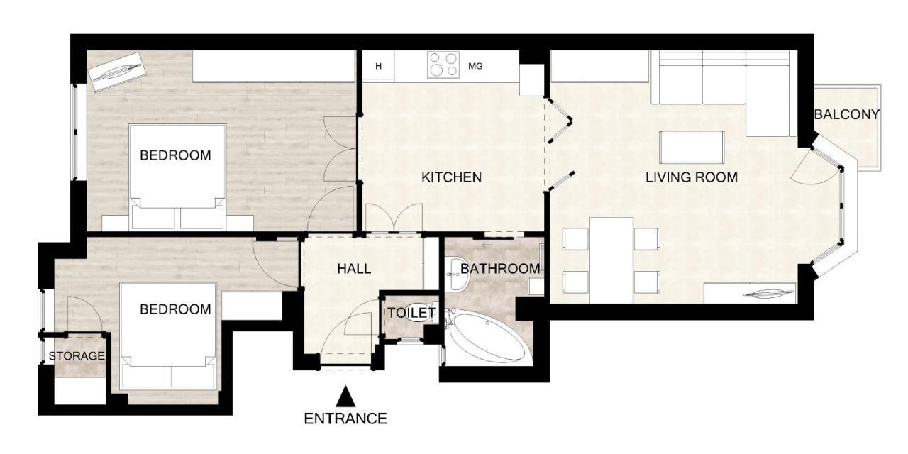 Apartament Riverside Mansion *